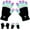 1pair*b, variant on Flashlight Gloves, Finger Gloving Light Gloves, 7 Colors LED Rave Gloves for Adult Teens Light Shows, Raves, Festival, Party