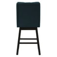 thumbnail image 2 of CorLiving Leilani Modern Tufted Indoor Counter Height Bar Stools with Back and Wood Legs - Set of 2, 2 of 9