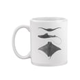 thumbnail image 2 of Grey-Scale Stingrays. Ii Mug - Studio W Designs,, 2 of 4