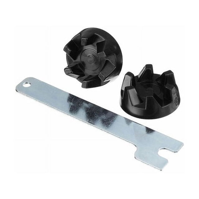 Pièces de Rechange pour Coupleur de Mixeur à Compatibilité Multi-Modèle, Installation Facile avec Dents en Caoutchouc et Filetage en Aluminium Inversé pour Kitche-nAid et Plus, 2 Pcs