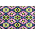 thumbnail image 4 of SKYSONIC Ethnic Mandala Flowers Non-Slip Area Rug, Floral Vintage Floor Carpet Comfort Floor Mats Decor for Indoor Front Porch Living Room Bedroom Kitchen, 36"x24", 4 of 7