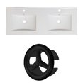 thumbnail image 1 of American Imaginations 39.75-in. W 1 Hole Ceramic Top Set In White Color AI-24331, 1 of 7