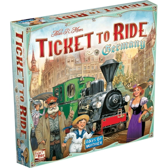 Ticket to Ride Germany Family Strategy Board Game for Ages 8 and up, from Asmodee