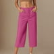 thumbnail image 1 of WILLBEST Pantalones Casuales de Mujer, de Cintura Alta, Holgados, Estampados, Cómodos, Para Uso Diario, Estilo Relajado Para Primavera, Verano y Otoño., 1 of 4