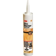 Angle View: 3M IC 15WB+ Fire Barrier Sealant, 10.1 oz, Cartridge, Light Yellow, Paste