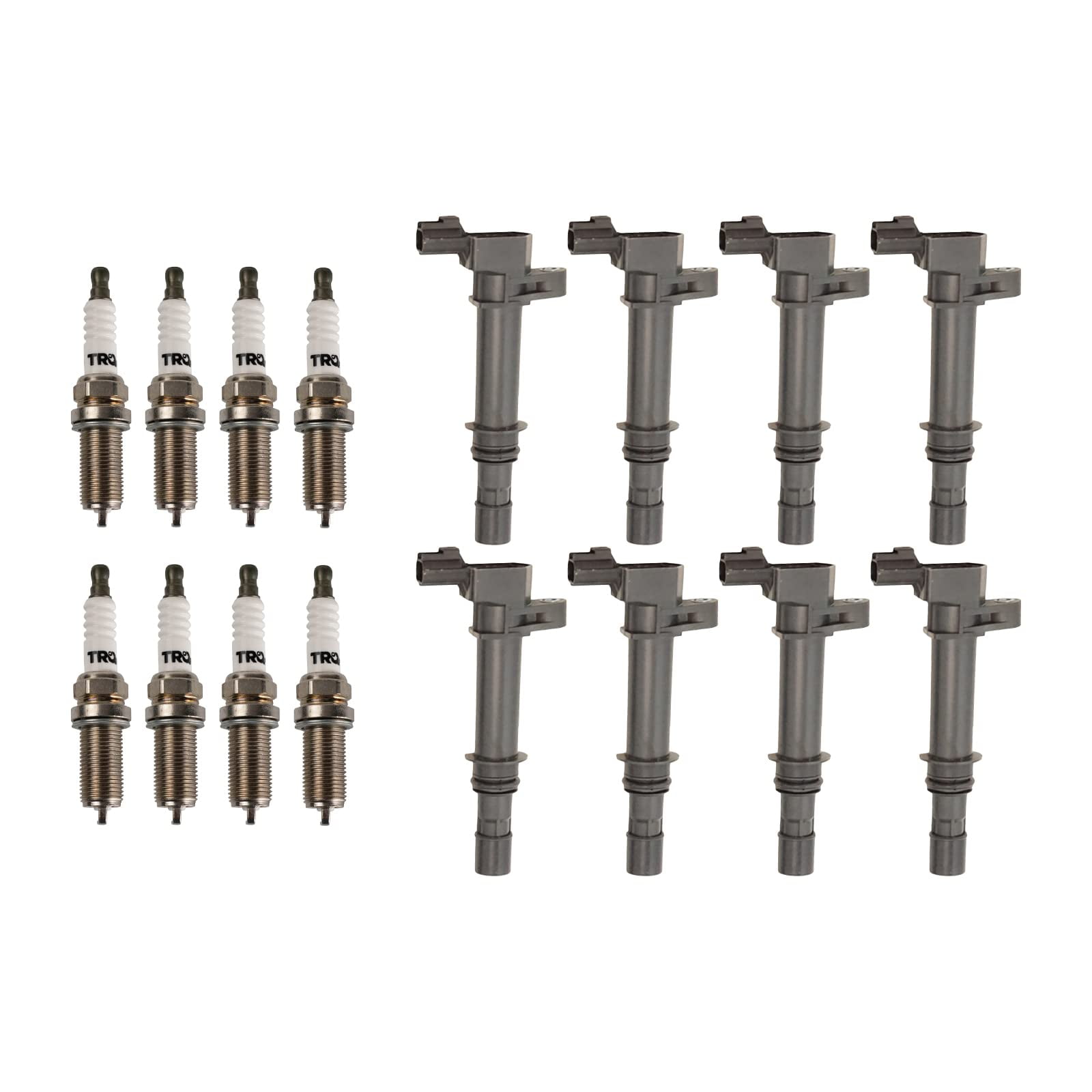 TRQ Ignition Coil & Iridium Spark Plug Kit Set for Chrysler Dodge Jeep 4.7L V8 ICA71742 Fits select: 2002-2007 DODGE RAM 1500, 1999-2007 JEEP GRAND CHEROKEE