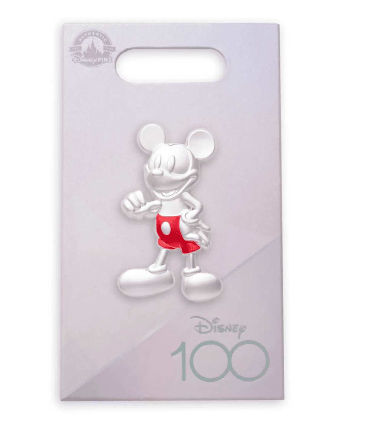 Disney 100 Years of Wonder Mickey 3D Pin New with Card - Walmart.com
