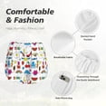 thumbnail image 6 of Lsque Summer Printed Women's Running Shorts with Liner Pockets,Elastic Quick Dry Workout Athletic Gym Yoga Shorts,Womens High Waist Shorts-Small, 6 of 9