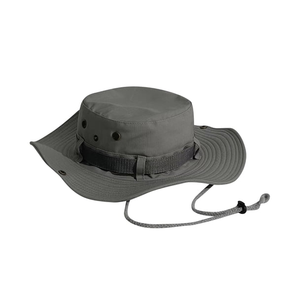 Gray Bucket Hats Mens and Womens Summer Leisure Outdoor Mountaineering Jungle Sun Big Brim Fishermans Hat Sun Hat Hat