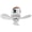 White, variant on Whaledi Portable Hanging Fan Remote Controls 7200/3600mAh Rechargeable Battery LED Light