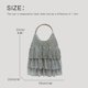 thumbnail image 4 of Bolsos de noche para mujer, bolsos y carteras de diseñador de lujo, novedad de 2023, en PC, anillo de metal con diamantes de imitación brillantes para sujetar en la muñeca, 4 of 5