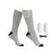 thumbnail image 5 of Calcetines calefactables para ciclismo al aire libre, esquí, térmicos, 3 modos, cómodos, para invierno. Gris, 5 of 9