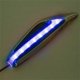 thumbnail image 4 of Pair(2pieces) Universal Blade Steering Light Fender Side Marker Light Car LED Turn Signal Lamps Yellow Red Blue White, 4 of 5