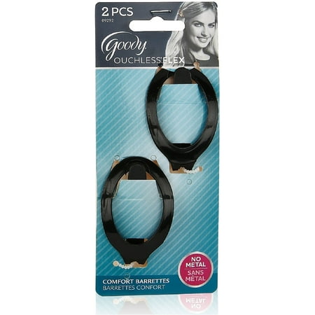 Goody Ouchless Flex Small Updo Barrettes 2 ea (Best Hair Updos For Weddings)