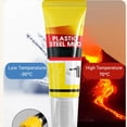 thumbnail image 6 of Plastic Steel Mud Waterproof Sealant, Multifunctional Waterproof White Caulk with Scraper, Quick-Drying, Anti-Crack, for Kitchen,Bathroom, Sink Window,Tile,Wall & Baseboard, 6 of 7