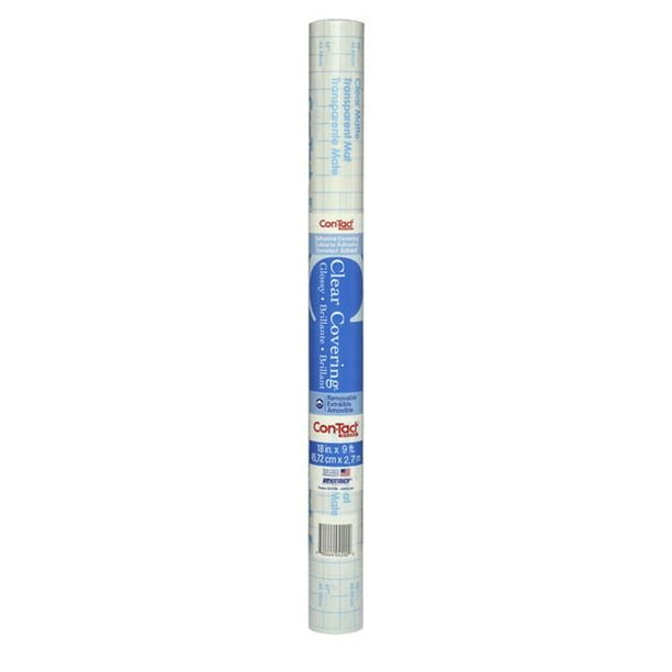 Kittrich 1563222 18 in. x 9 ft. Creative Adhesive Liner, Clear Gloss