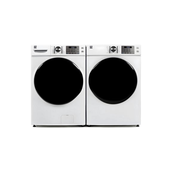 Kenmore Front-Load Electric Washer and Dryer Set w/ Steam – 4.5 cu ft Washer and 8 cu ft Dryer – White