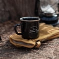thumbnail image 4 of Vintage Style Enamel Mug Durable 350ml Reusable Camping Gear Wide Handle Novelty Gift for Tea Camping Fishing Christmas Coffee , Black, 4 of 10