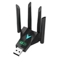 thumbnail image 5 of New 1300Mbps WiFi USB Adapter Dual Band 2.4G/5Ghz Wi-Fi Dongle USB3.0 High Speed 802.11AC 4-Antenna, 5 of 5