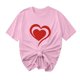thumbnail image 1 of Camisetas de Manga Corta para Mujeres, Camiseta de Cuello Redondo Impresa de Moda, Primavera Y Verano Casual, 1 of 8