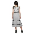 thumbnail image 3 of Moomaya Printed Cotton Long Dress For Womens Sleeveless Tiered Casual Summer Tunic, 3 of 6