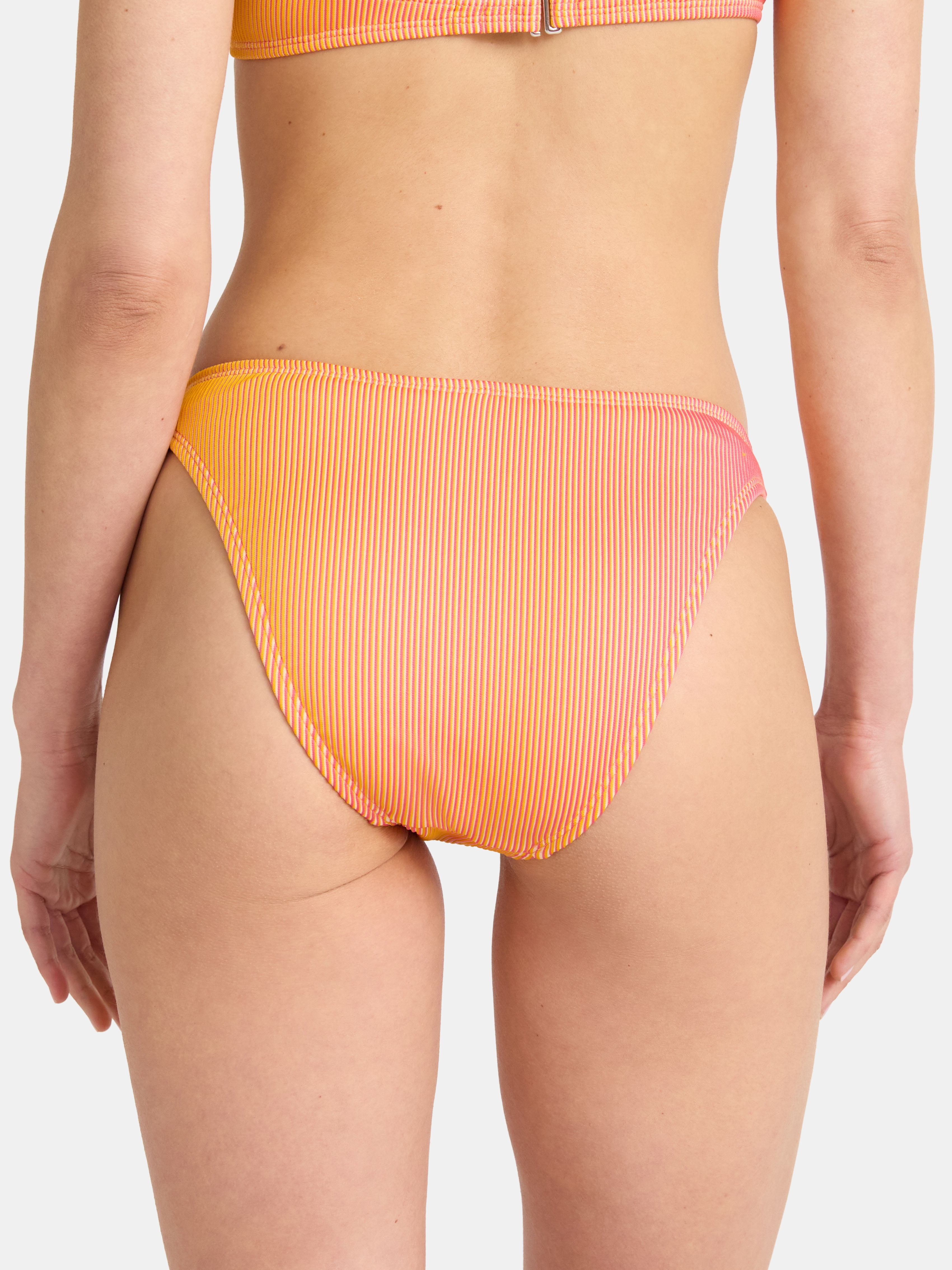 No Boundaries Ribbed Cheeky Bikini Bottoms, Women’s