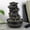 #2 Grey, variant on Hamiedun Indoor Tabletop 5-Tier Fountain Waterfall Fountains Stacked Rocks Water Feature Relaxation Desktop Fountain for Home,Office Best Home Gifts for Friends or Family