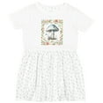 thumbnail image 3 of Inktastic Cottagecore Mushroom Lover Girls Toddler Dress, 3 of 5