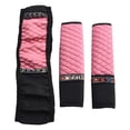 thumbnail image 4 of MYG 3× Bling Leather Rhinestone Car Steering Wheel Cover with Shoulder Pads Pink, 4 of 10