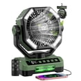 thumbnail image 1 of Ventilador de camping Doviluxe, batería recargable de 20000 mAh, 5 velocidades, 1 of 7
