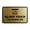 Brushed Gold, variant on Signs ByLITA Classic Framed Do Not Touch The Cookie Jar Durable ABS Plastic Laser Engraved Easy Installation Sign (Black) - Medium