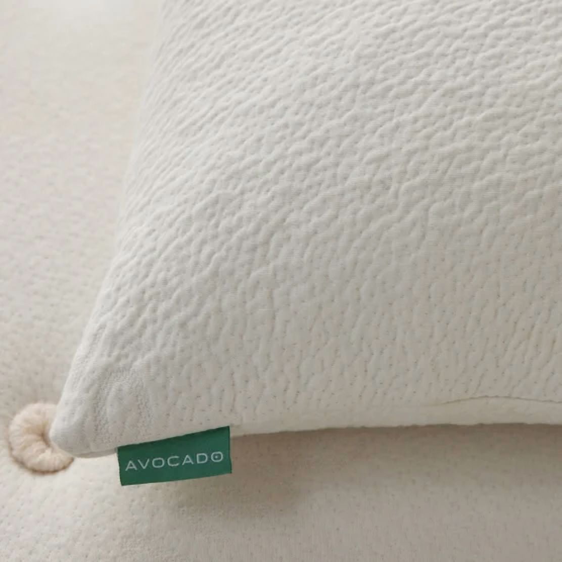 Avocado Organic Pillow with Natural Latex and Kapok Fill (Queen)