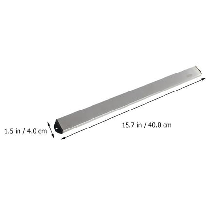 

2pcs Stainless Steel Magnetic Knives Holder Wall-mounted Knives Organizer