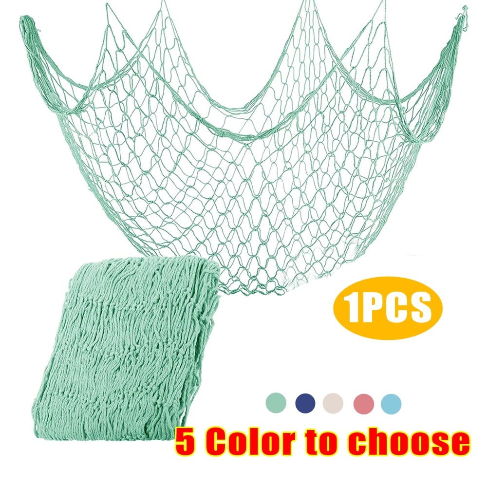 Natural Fish Net Decoration Wall Hanging Cotton Decor for