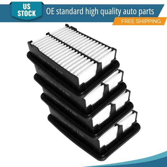 YXPCARS 4PCS Front Engine Air Filter for Honda Fit 2015 2016 2017 2018-2020 1.5L DOHC, New Air Filter Replacement (CA11949)