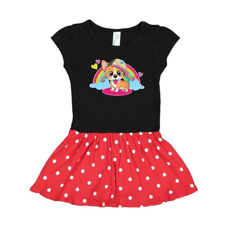 

Inktastic Corgi Dog Gift Puppy Gift Toddler Girl Dress