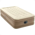 thumbnail image 1 of Open Box Intex Ultra Plush Fiber Tech Airbed Mattress with Built in Pump, Twin, 1 of 9