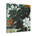 thumbnail image 2 of Gardenia's Expressionist Bloom - Canvas, 2 of 10