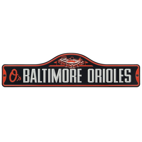 Baltimore Orioles 5'' x 20'' Metal Street Sign