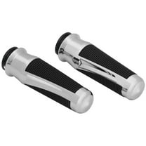 Kuryakyn Motorcycle Handlebar Accessory: Phantom Hand Grips For 2018-19 Indian Motorcycles, Chrome, 1 Pair 5786