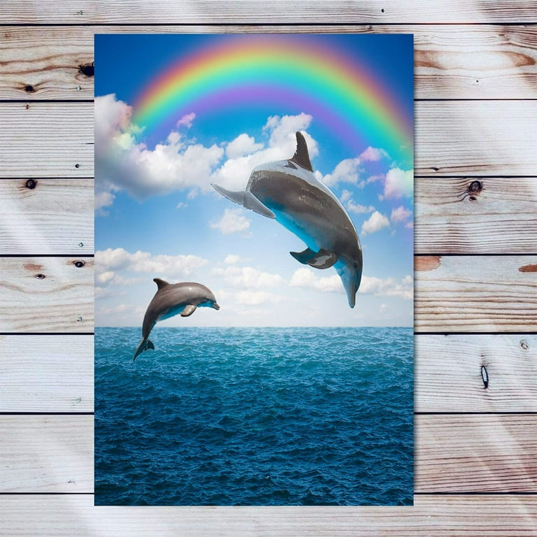 Rainbow Landscape Canvas Paintings For Home Walls For Living Room