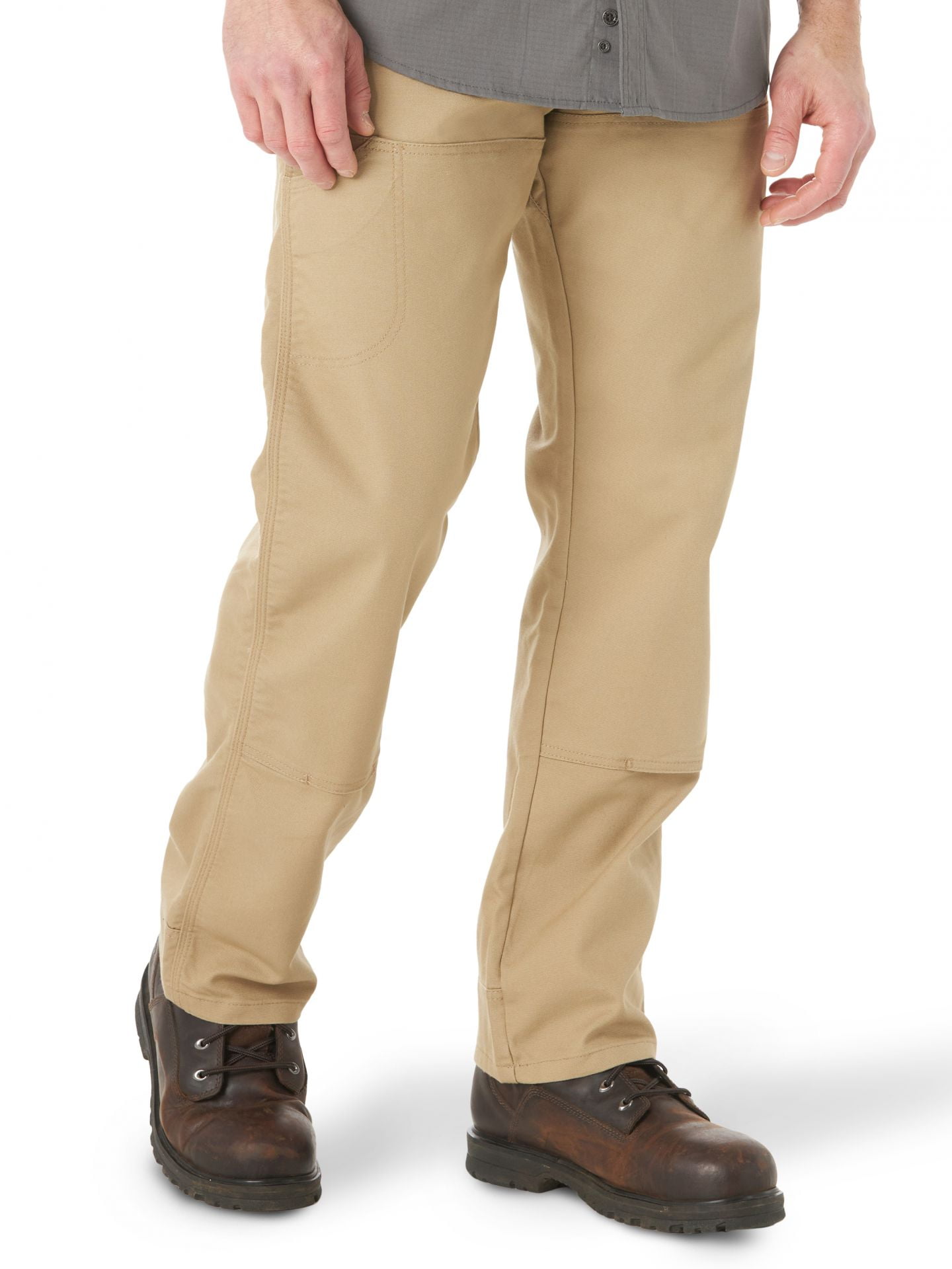 Wrangler Men's RIGGS Workwear Straight Fit Work Pant, Golden Khaki 