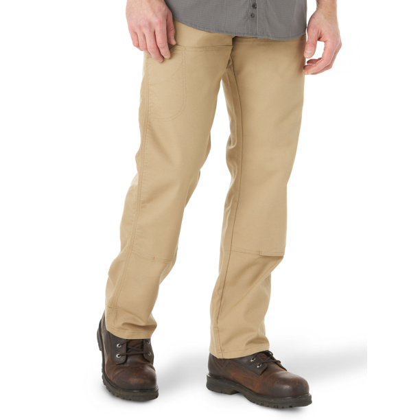 Wrangler Men's RIGGS Workwear Straight Fit Work Pant, Golden Khaki ...