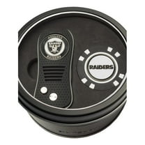 Team Golf 637556321534 Oakland Raiders Tin Set - Switchfix, Golf Chip