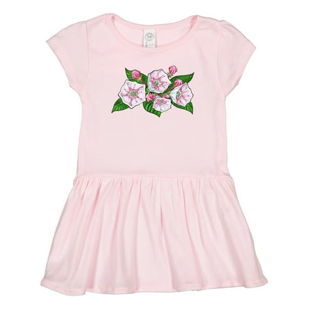 

Inktastic Mountain Laurel Flowers Gift Toddler Girl Dress