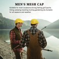 thumbnail image 7 of Minzimin Men's Mesh Cap Breathable Summer Newsboy Hat Adjustable Beret Cabbie Driving  Hats, 7 of 7