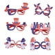 thumbnail image 3 of Gafas del Día de la Independencia Americana, Lentes Navideños de la Bandera Estadounidense de 12 piezas cómodas para USAR para que sean compartimtibles trae para niños para Loss, 3 of 7