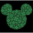thumbnail image 2 of Boy's Mickey & Friends Mickey Mouse Clover Silhouette Pull Over Hoodie Black Medium, 2 of 4