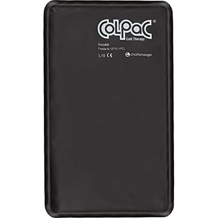 ColPaC\xc2\xae Black Urethane Cold Pack - half size - 6.5" x 11"