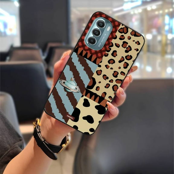 KDY-Phone Case For MOTO G Stylus 5G 2022, Waterproof Dirt-resistant Anti-dust Anti-knock Cartoon Cute Graffiti Durable Back Cover Full wrap Protective TPU Phone Pouch Fashion Design